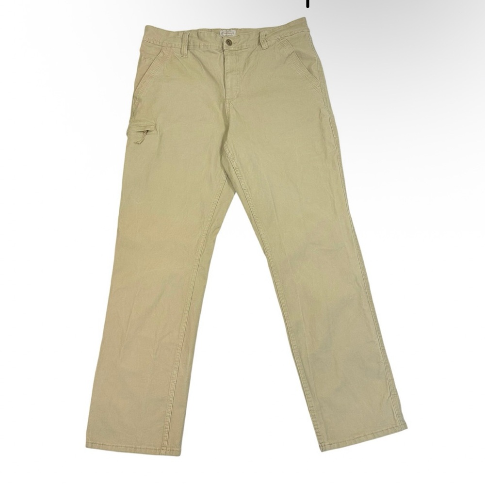 Weatherproof vintage Men's Tan Cargo Pants Sz36x32 Casual Workwear Rugged